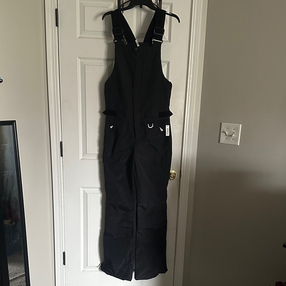 Amazon Essentials Black Snow Bib Overalls XS
